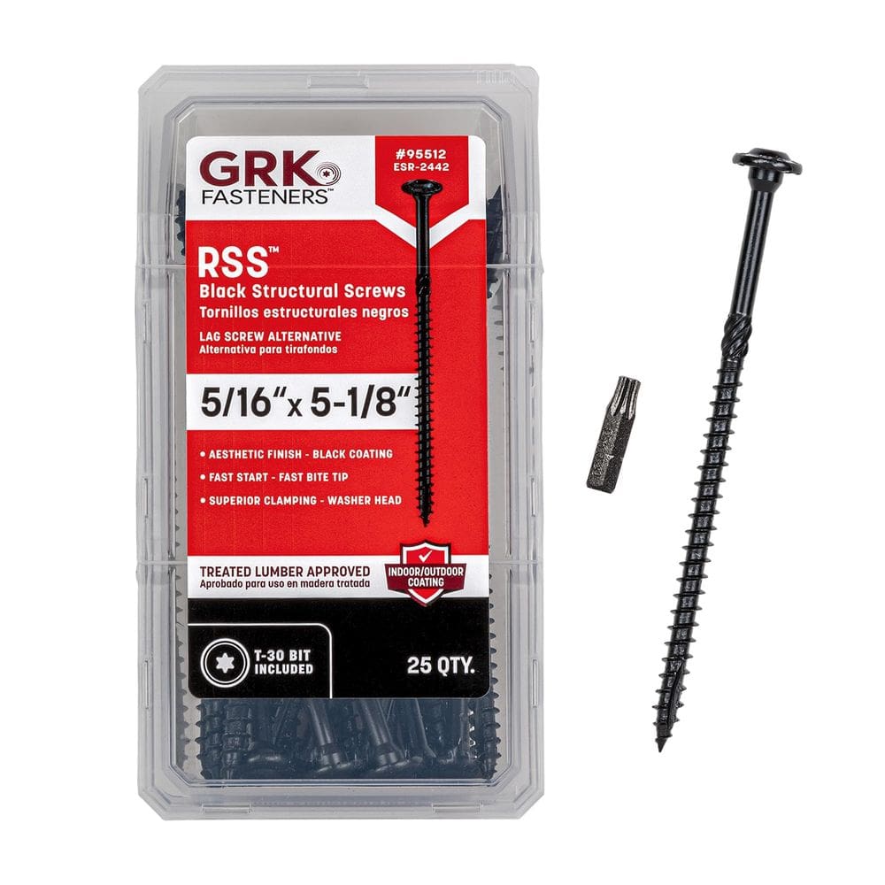 Parafusos ITW BRANDS GRK 95512 RSS 8x13 cm Preto 25pk