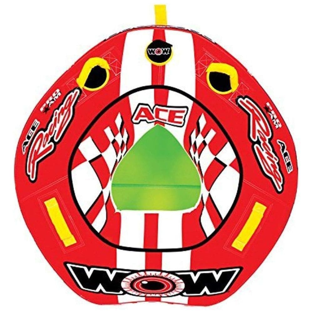 World Boia Rebocável Aquática para 1 Pessoa, WOW SPORTS, Vermelho