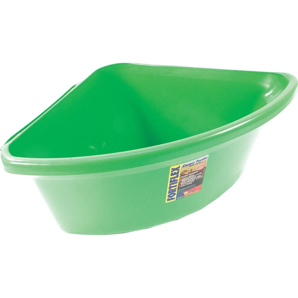 Comedouro para animais de estimação Fortiflex Fortex Corner Neon Green