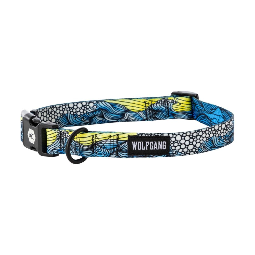Coleira para cães Wolfgang Man & Beast Heavy Duty ajustável pequena