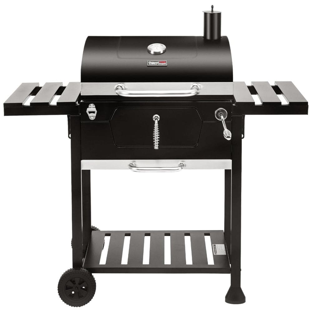 Churrasqueira a Carvão com Mesas Laterais e Termostato, ROYAL GOURMET CD1824E N, Preto