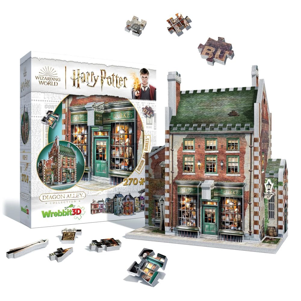 Quebra-cabeça 3D Webbit3D Harry Potter Borgin e Burkes Diagon Alley