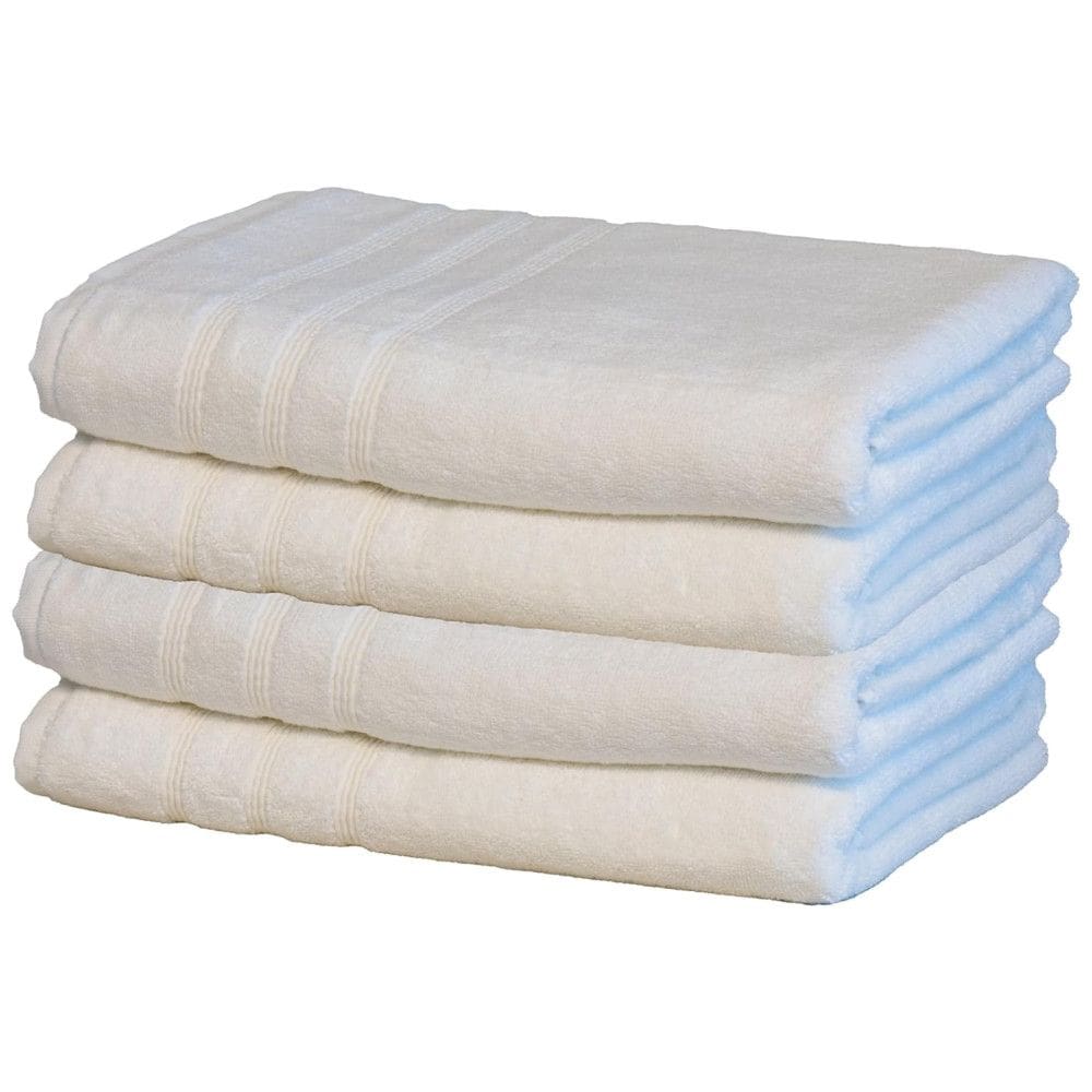 Kit Toalhas de Banho em Algodão Penteado Turco Egeu com 4 Peças para Spa, Hotel e Academia, Mosobam