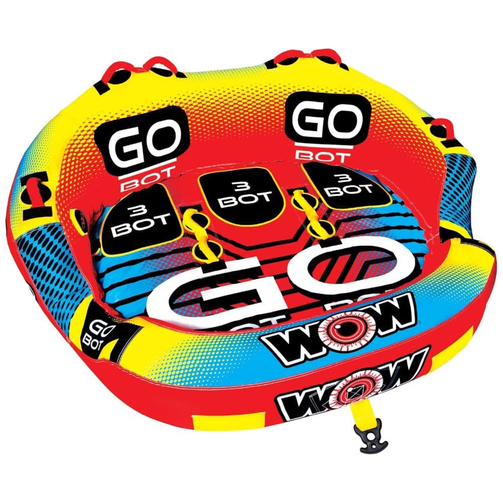 Boia Rebocável Aquática para 3 Pessoas, WOW SPORTS, Vermelho