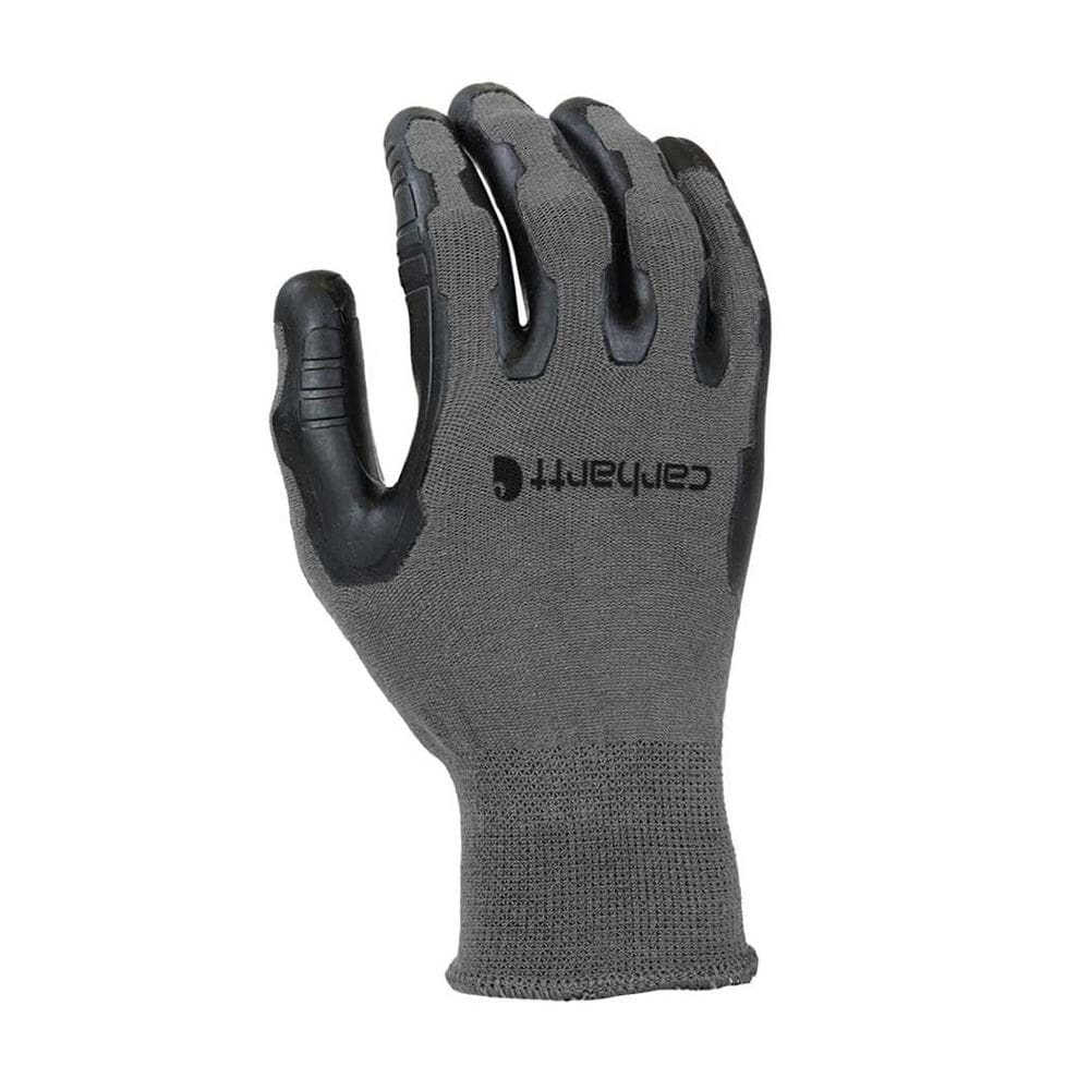 Luva Carhartt C-Grip para homens cinza tamanho grande