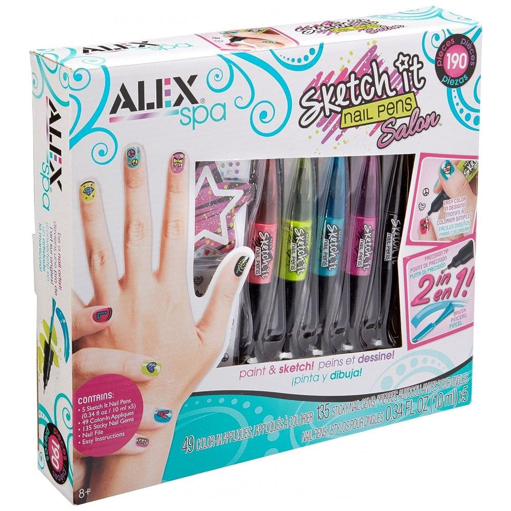 Kit Caixa Divertido e Educativa com 190 Peças Para Crianças de 4 ou Mais, ALEX TOYS 796S, Rosa