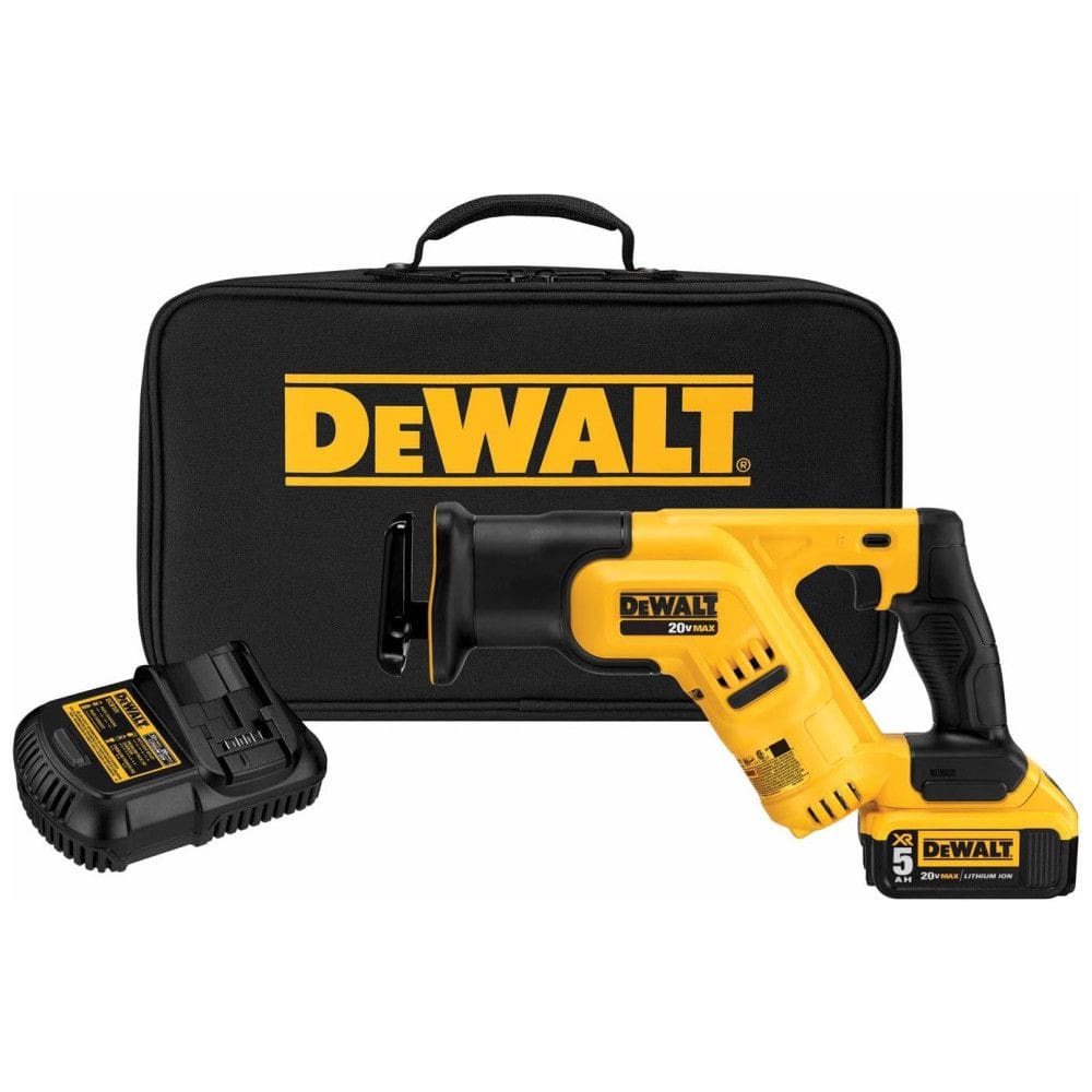 Serra Sabre com Bateria 20V de por Hora, DEWALT DCS387P1, Amarelo