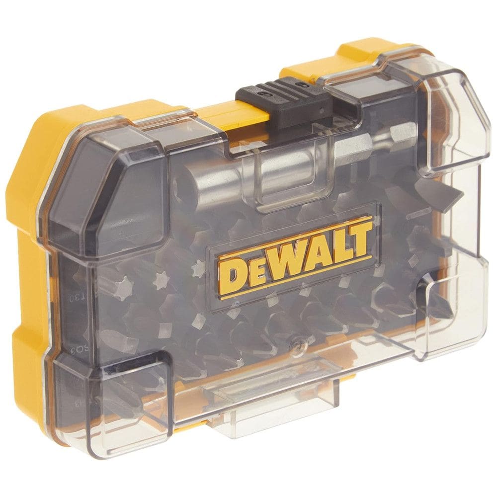 Kit de Brocas 31 Peças com Estojo, DEWALT DWAX100, Amarelo