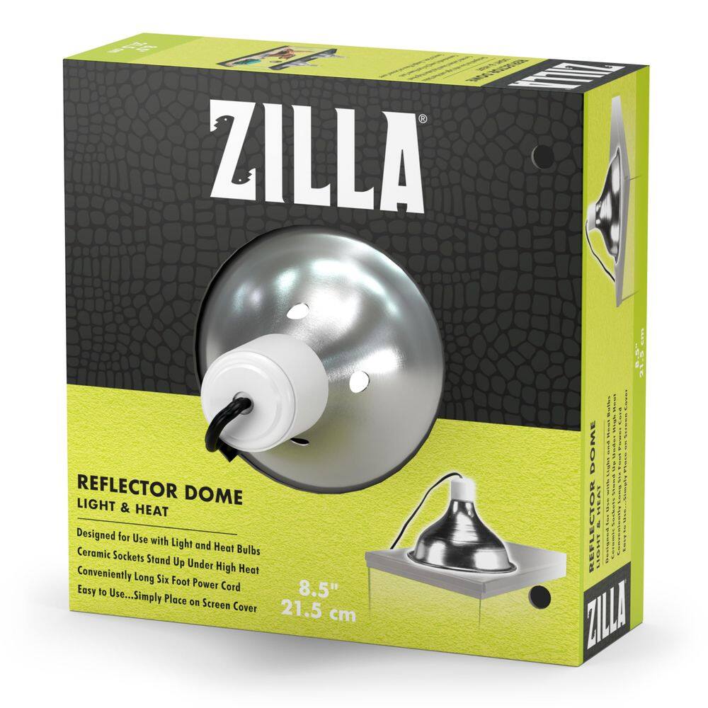 Luminária Zilla Reflector Dome 21,5 cm prata