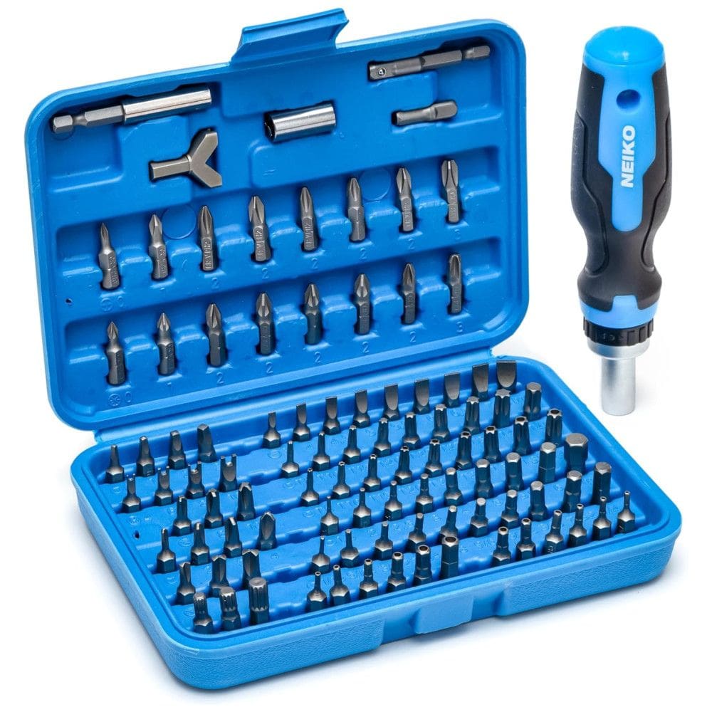 NEIKO 10082A Conjunto de Bits 101 peças com Pontas de Chaves e Estojo