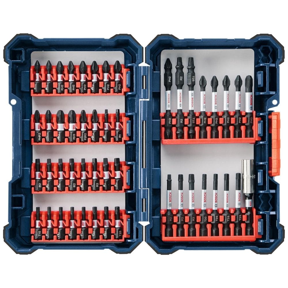Conjunto de Aparafusamento 48 peças e Estojo, BOSCH SDMS48, Verde Limão