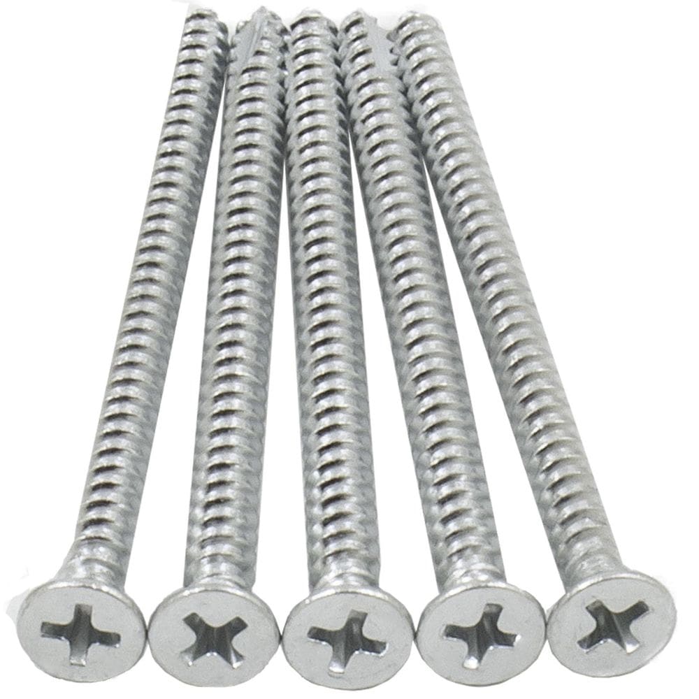 Parafusos de dobradiça de porta Stone Harbor Hardware #9 x 7 cm, pacote com 100