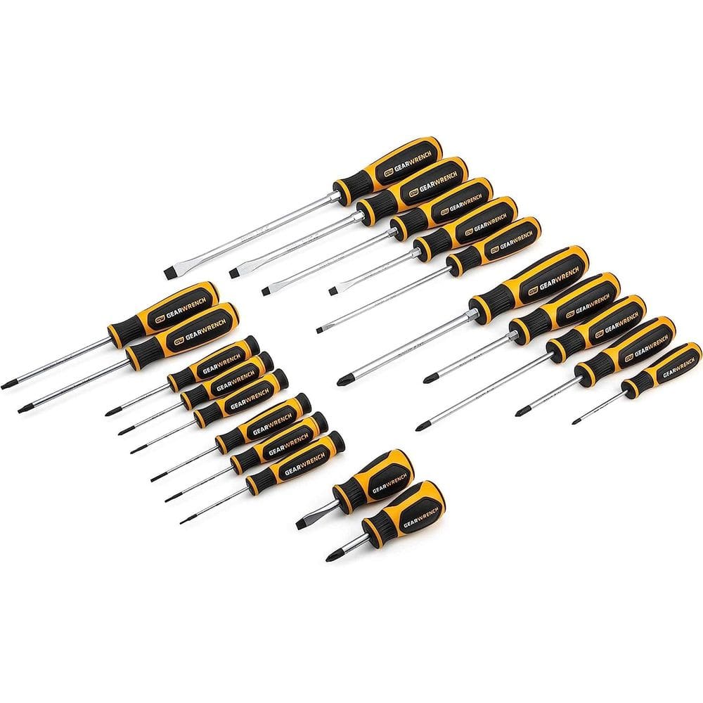 Conjunto de chaves de fenda GEARWRENCH 20 peças Phillips/Slotted/Torx