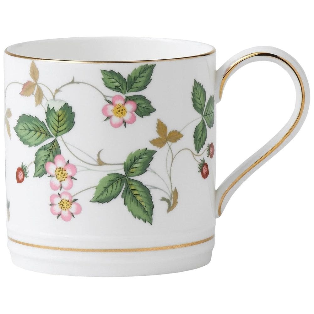 Caneca Elegante e Sofisticada com Tema Moderno Floral, Material de Cerâmica e Capacidade de 300mL, Wedgwood, Branca Colorida