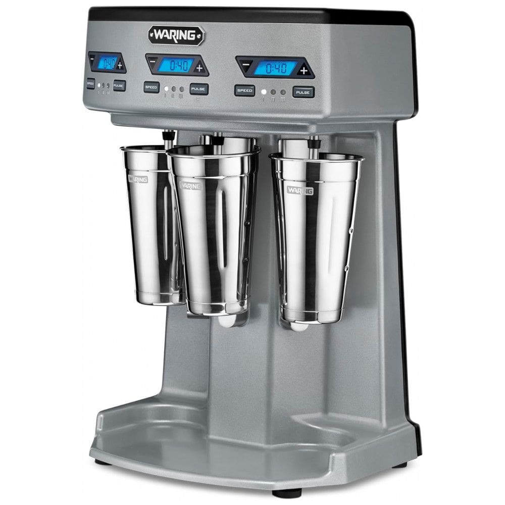 WDM3600TX Máquina para Drinks com Temporizador e Contagem Regressiva, Aço Inoxidável, 110v, WARING WDM360TX, Prateado