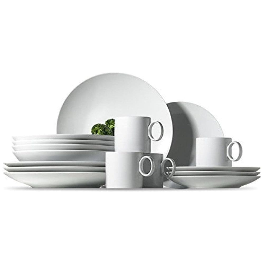 Conjunto de Aparelho de Jantar em Alta Qualidade e Elegância com 16 Peças e Material de Porcelana Fina, Rosenthal