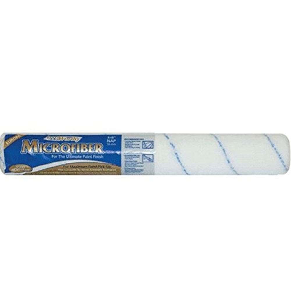 Capa de rolo de pintura de microfibra Arroworthy de 45 cm 3/8” Nap, pacote com 12