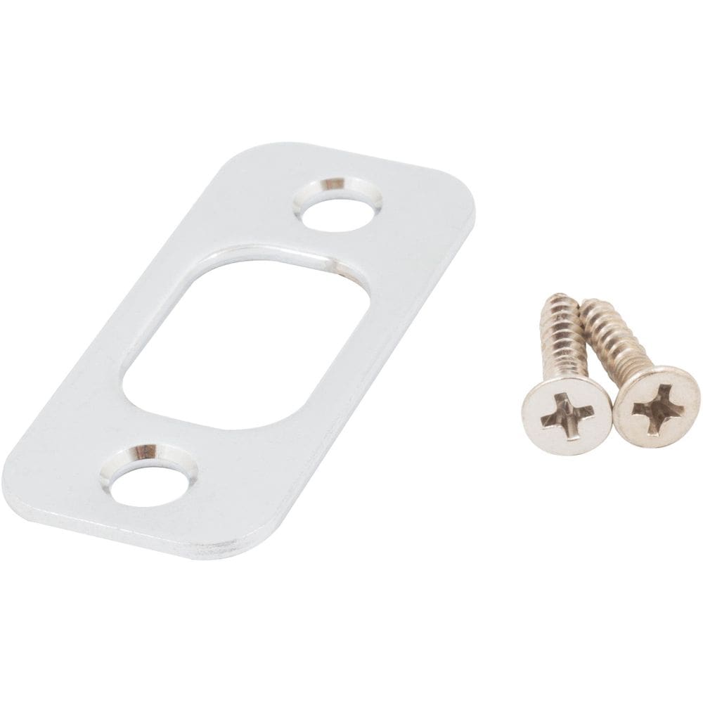 Placa de ataque Deadbolt Stone Harbor Harbor, 2,5 x 6 cm, cromada