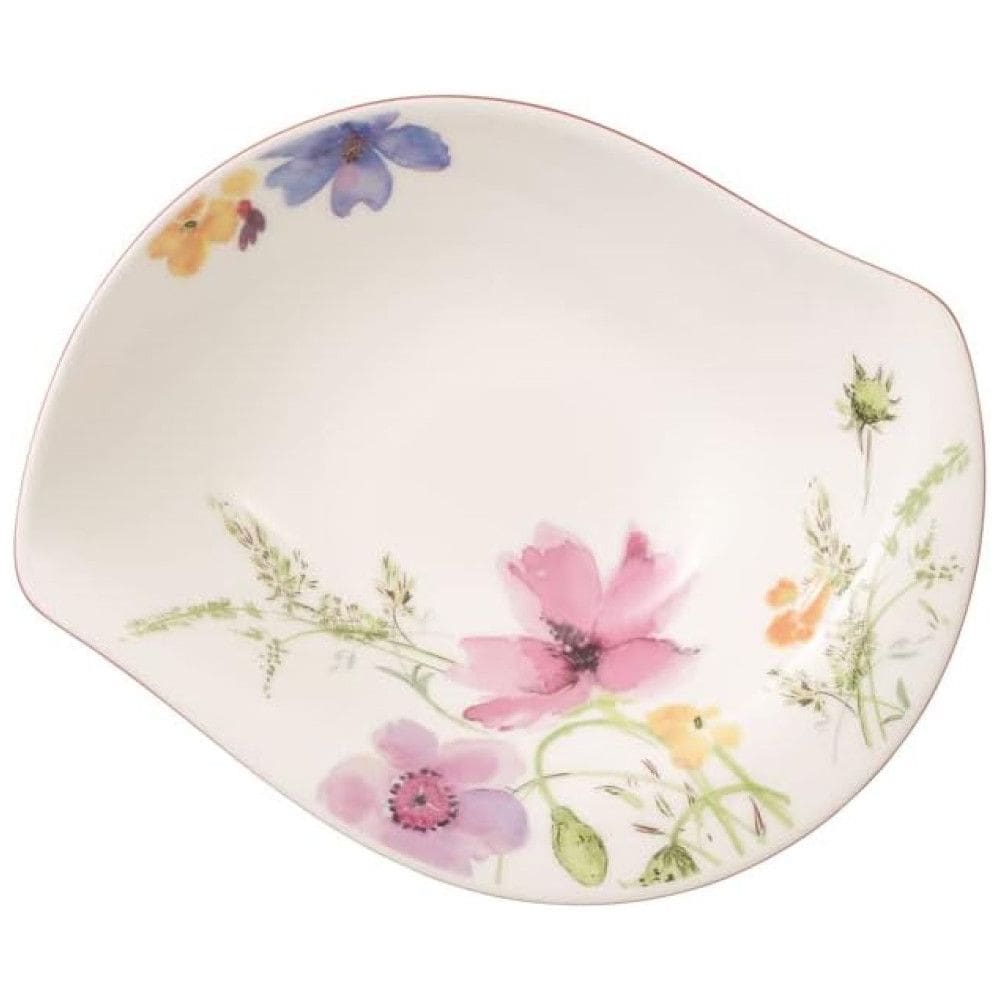Tigela para Frutas, Petiscos e Saladas com Estilo Clássico, Material de Porcelana e Formato Curvo, Villeroy Boch, Branco Colorido