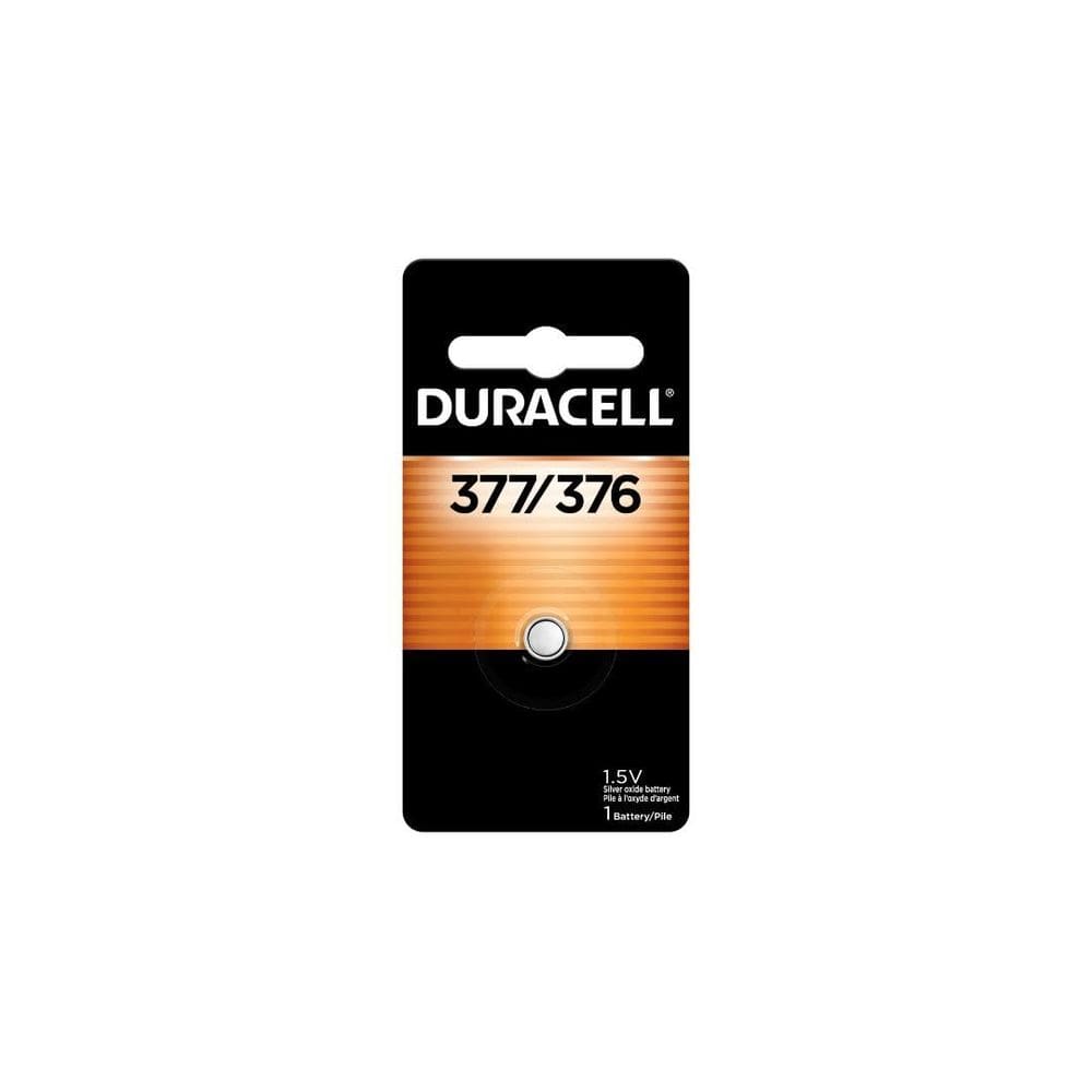 Bateria Duracell 376/377 Óxido de prata de 1,5 V de longa duração