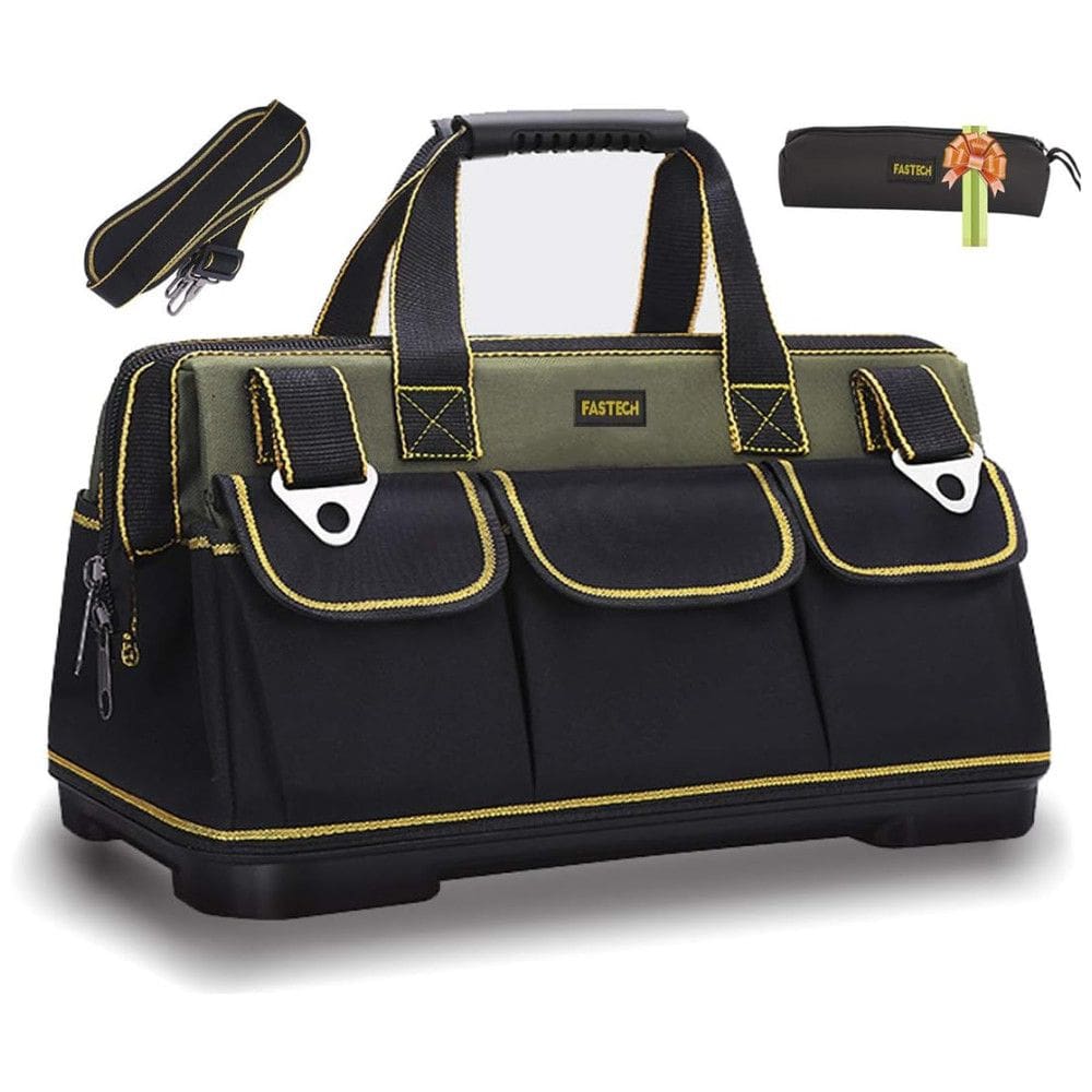 FASTECH Bolsa de Ferramentas Organizadora com Compartimentos, Preta