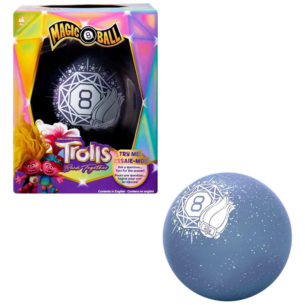 Bola Mágica de Adivinhação com Respostas Inspiradas no Filme Trolls