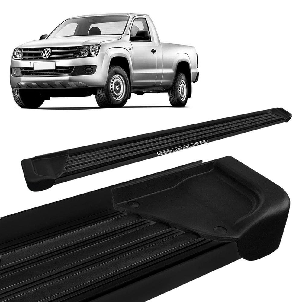 Estribo Lateral Amarok CS 2010 a 2023 Alumínio Preto A1 Com