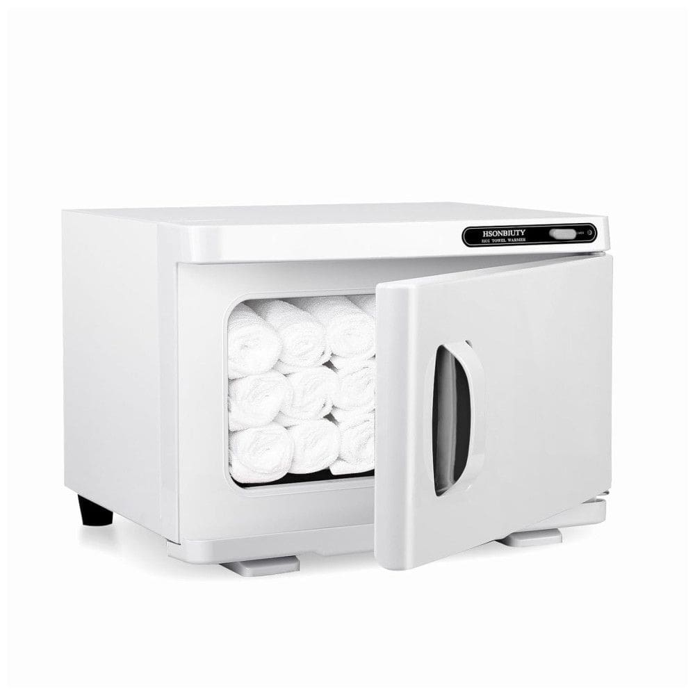 Aquecedor de Toalhas Profissional Capacidade 8L para Barbearia, Spas e Salões, 110V, HSONBIUTY, Branco