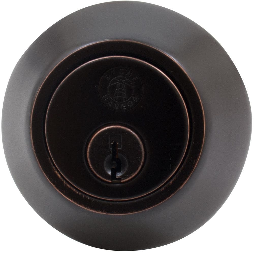 Cerradura de pestillo Stone Harbor Grado 3 SC llave en bronce