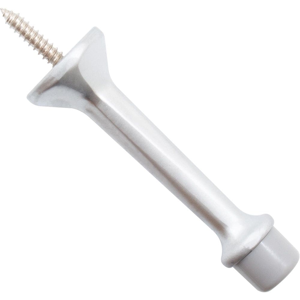 Door Stop Stone Harbor Hardware Heavy-Duty 7,5 cm em cromo acetinado