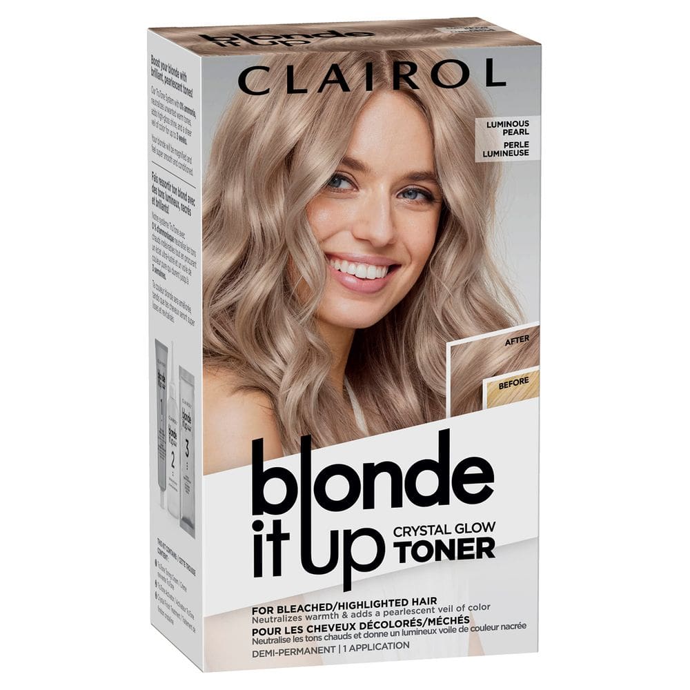 Tintura de cabelo Clairol Blonde It Up Crystal Glow Toners Pearl
