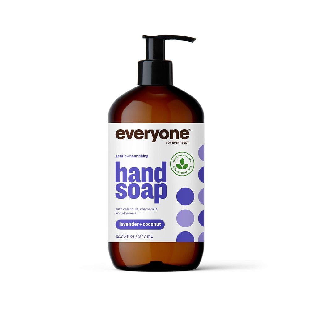 Sabonete líquido para mãos Everyone Everyone 12,75 onças de lavanda e coco