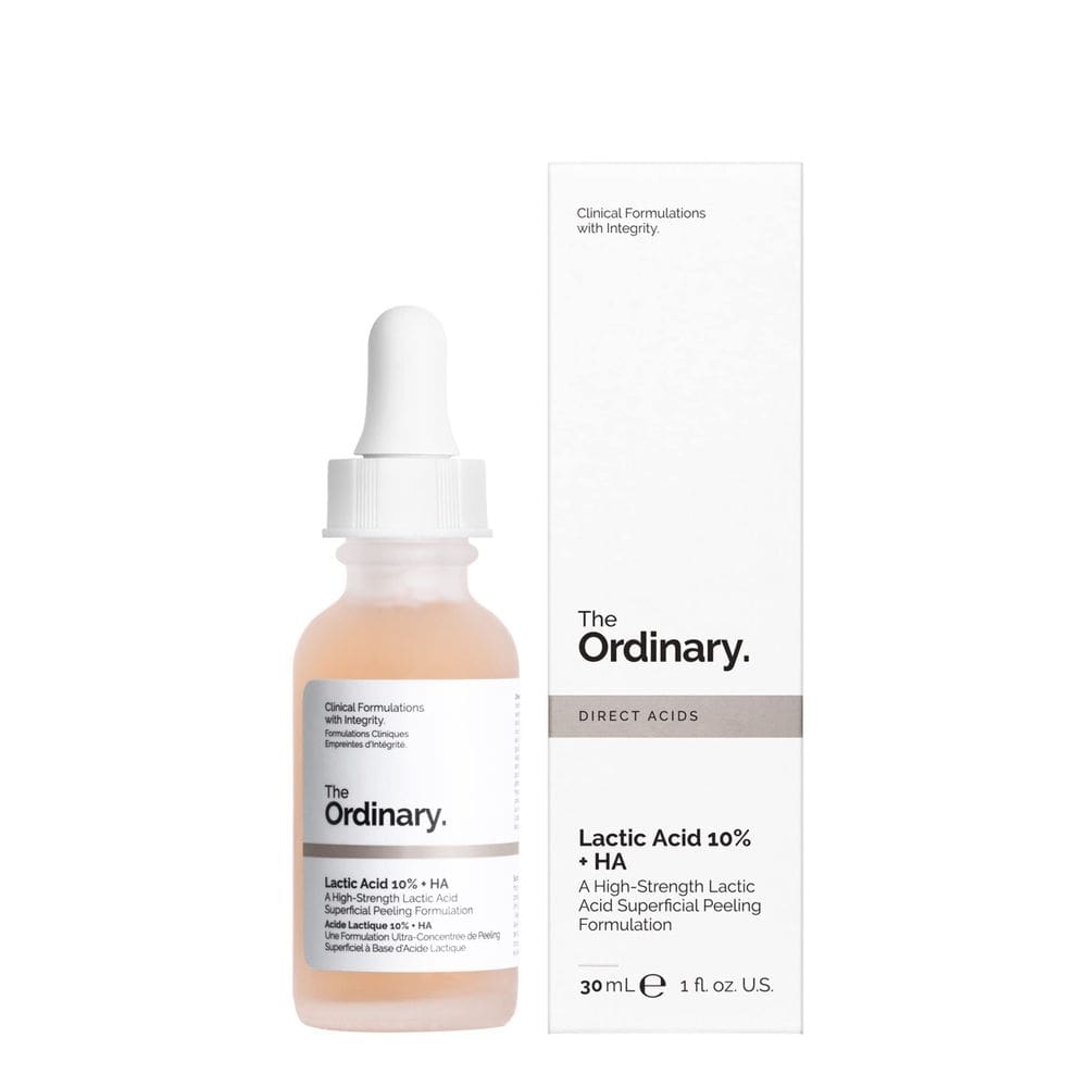 Skincare O ácido láctico esfoliante comum 10% + HA 30mL