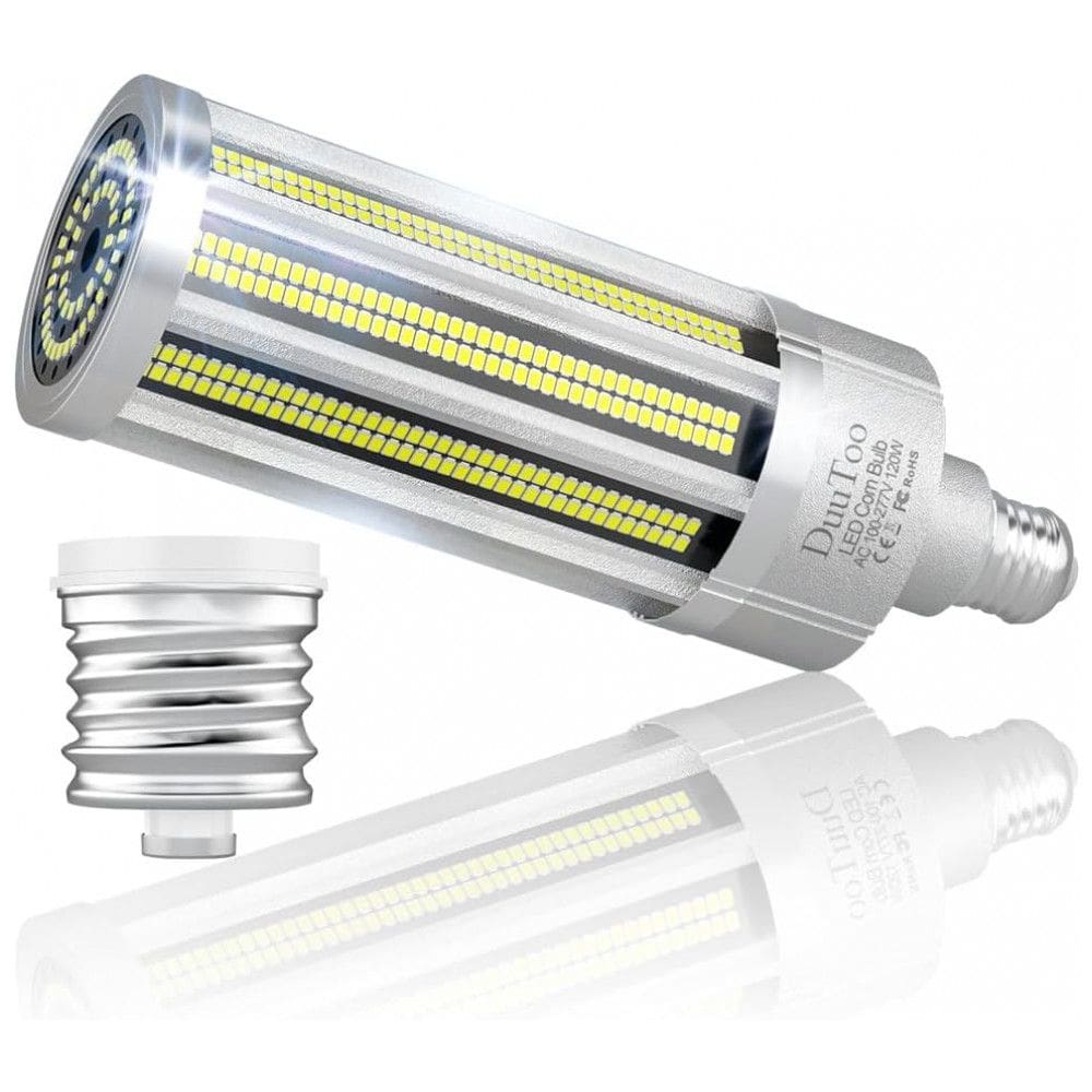 Lâmpada LED, 14400 Lumens, 5000K Branca com Base E26 E39, 1 Unidade, DUUTOO WZ 120W, Branco