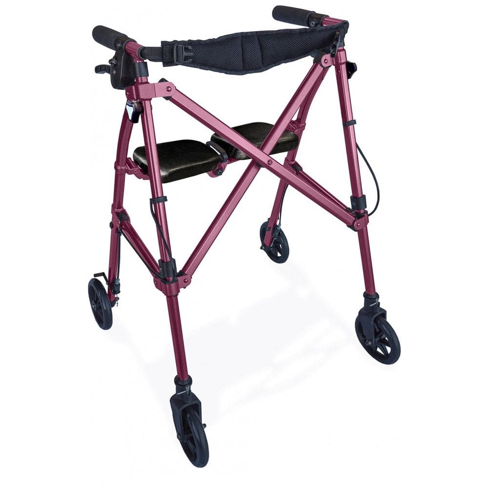Andador Adulto Idoso com Assento, Suporta até 113 quilos, Roxo, ABLE LIFE COMFORTABLY INDEPENDENT 4250 RR, Violeta