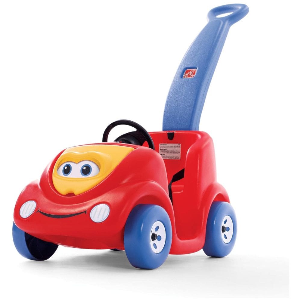 Carrinho Infantil de Empurrar, Com Cinto de Segurança e Buzina, Suporta Até 22 kg, Para Crianças de 1,5 a 4 Anos, Step2 Buggy, Vermelho