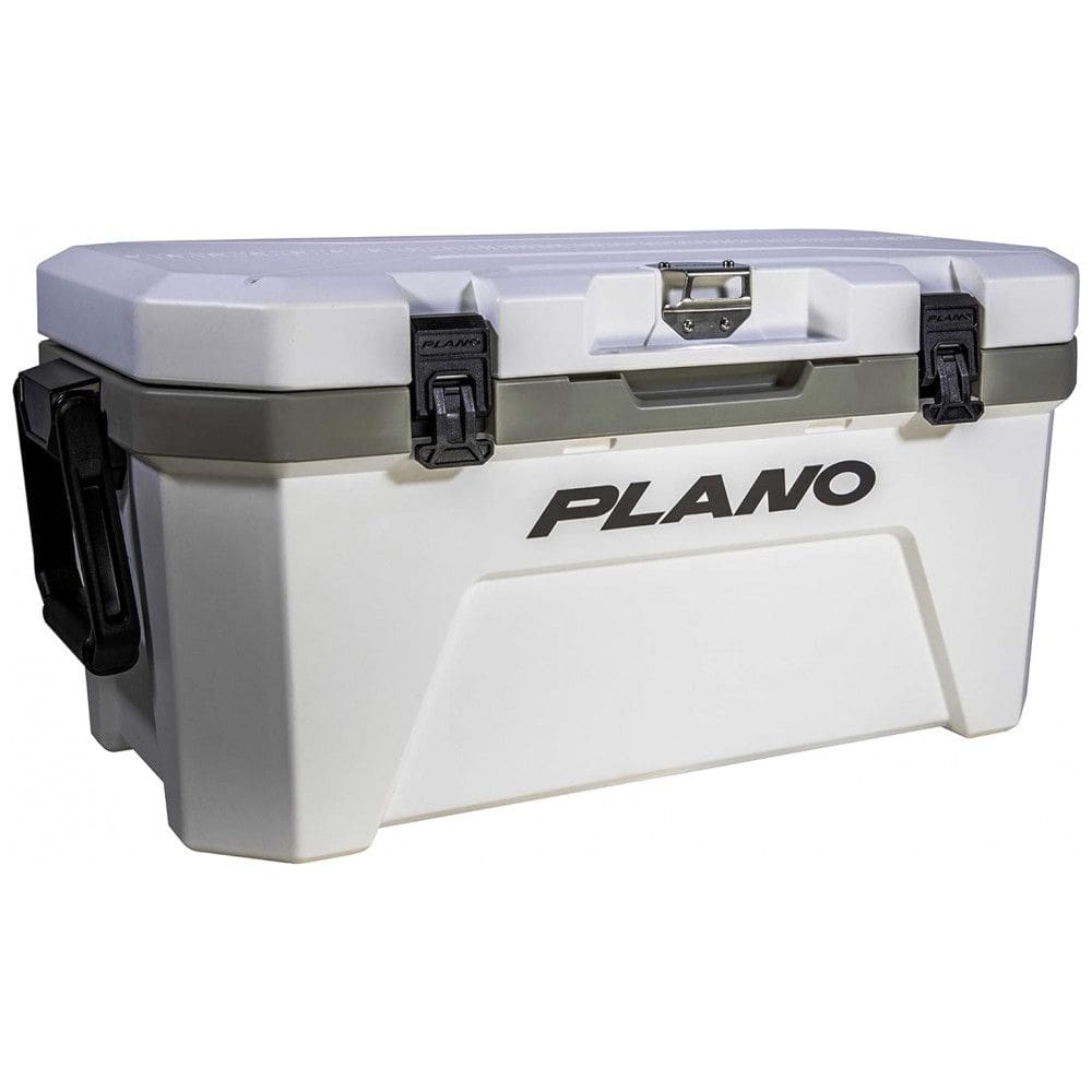Cooler Caixa Térmica Portátil 32 Litros com Porta Copos, PLANO PLAC3200, Branco