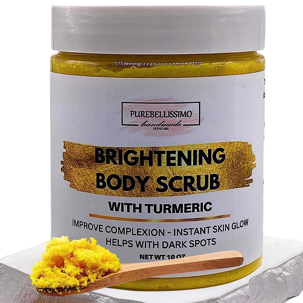 Esfoliante corporal PureBellissimo SUGAR Brightening com açafrão