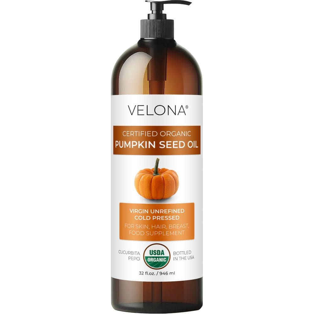 Óleo transportador velona Óleo de semente de abóbora 946 ml USDA orgânico