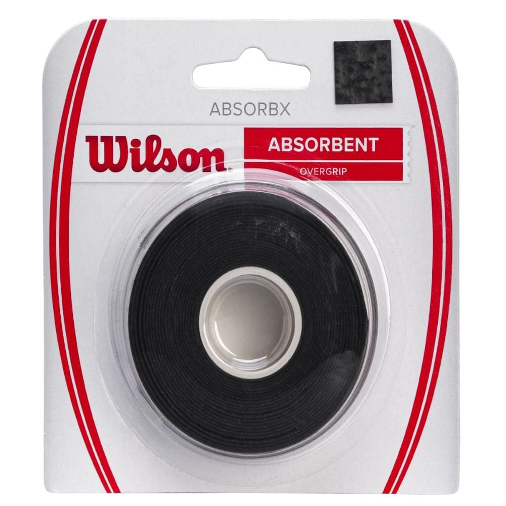 Overgrip Wilson Absorbx Preto Com 03 Unidades