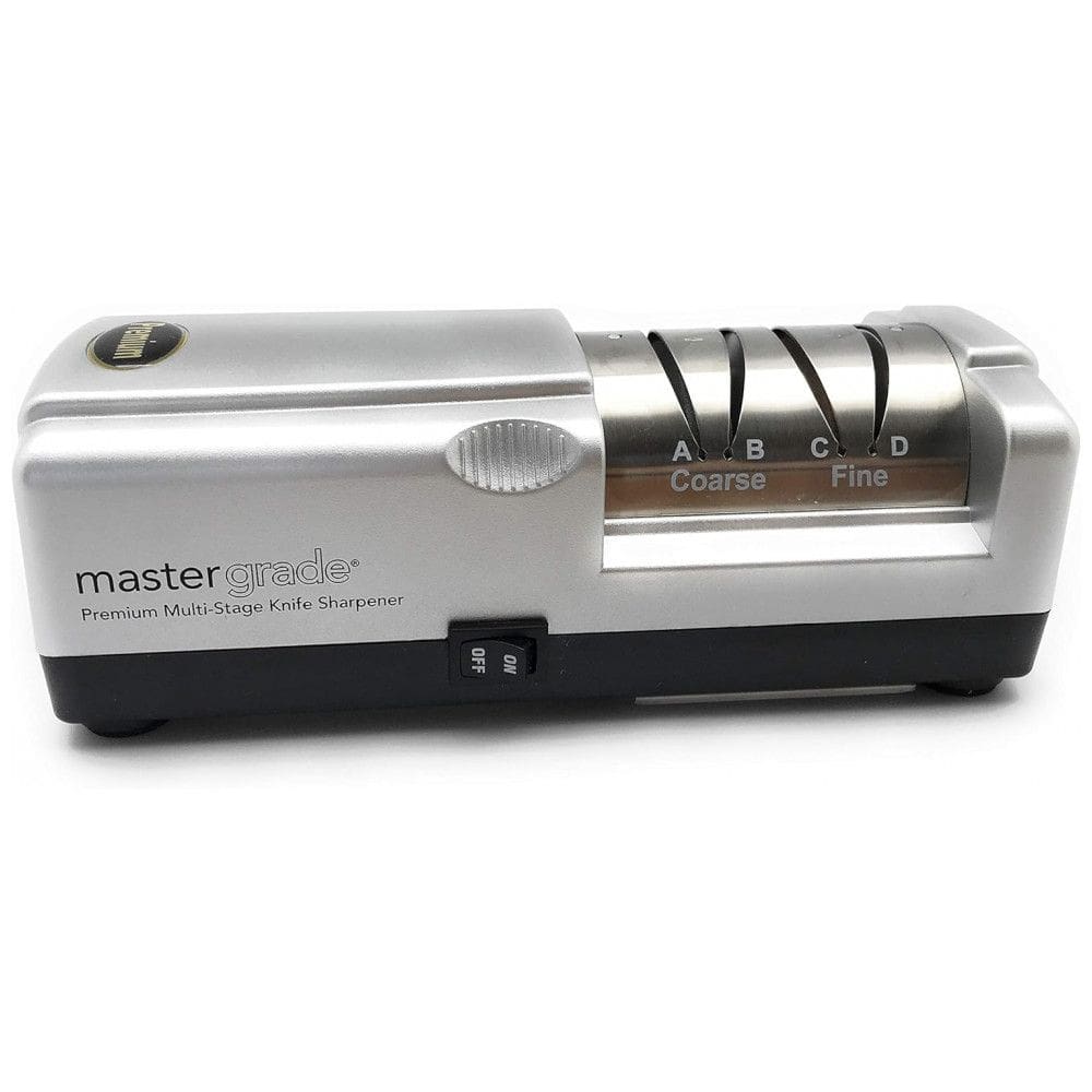 Afiador Elétrico Profissional para Facas com 4 Estágios, 110v, MASTER GRADE MG 600, Prateado