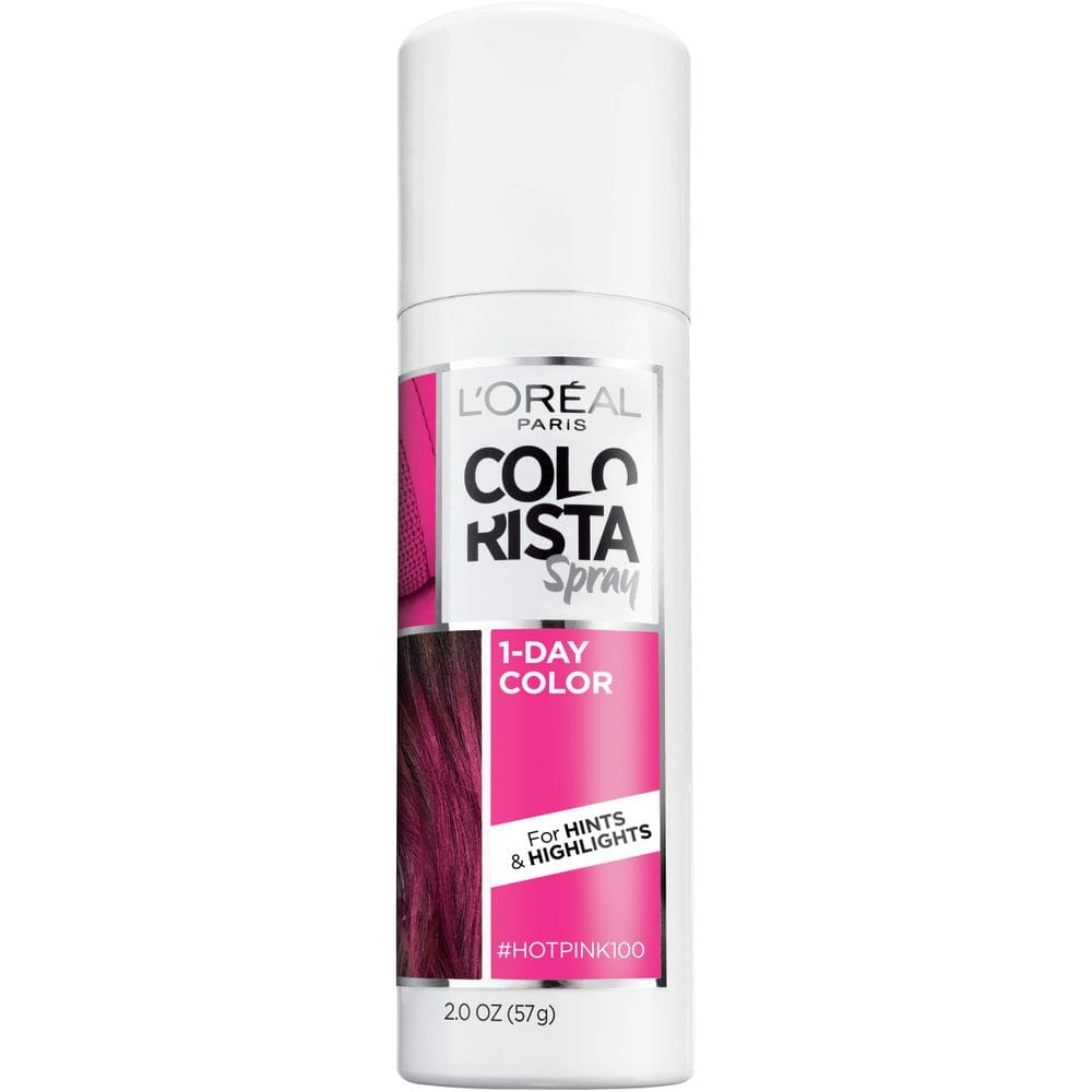 Spray de coloração de cabelo L`Oreal Paris Colorista 1-Day Hot Pink 60ml