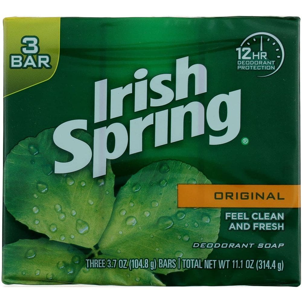 Sabonete, desodorante Irish Spring autêntico, 111 ml, 3 unidades