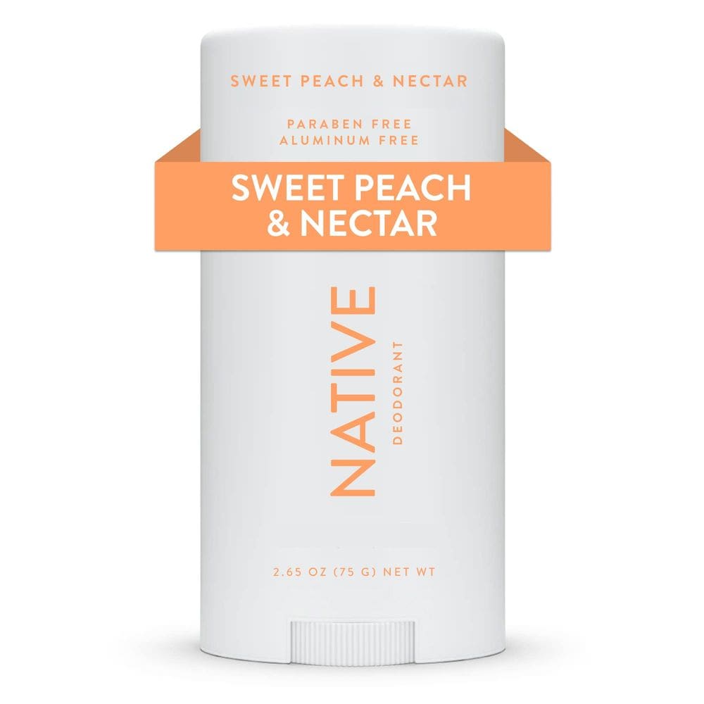 Desodorante natural nativo, aromas sazonais, pêssego doce, mulheres e homens