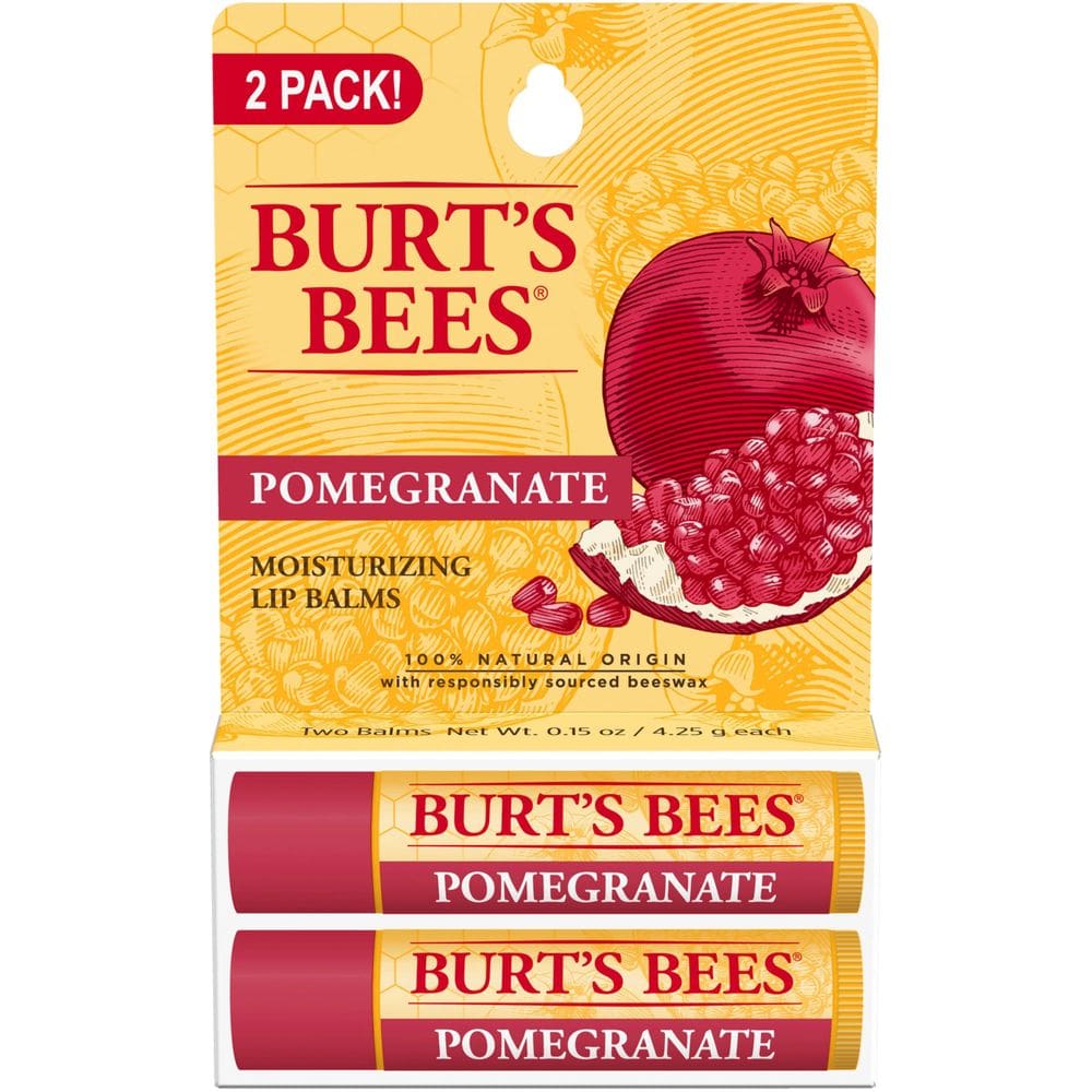 Bálsamo labial Burt`s Bees autêntico Bees com vitamina E e hortelã