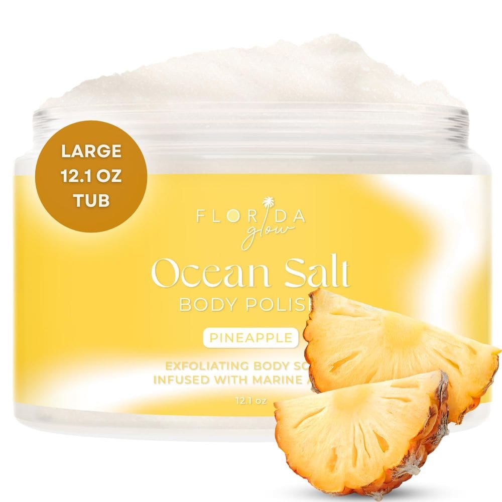 Esfoliante corporal Florida Suncare Ocean Salt com algas marinhas 344g