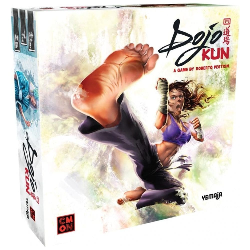 Jogo de Estratégia Dojo Kun 1 a 4 Jogadores, Para Maiores de 12 Anos, CMON DJK001, Branco