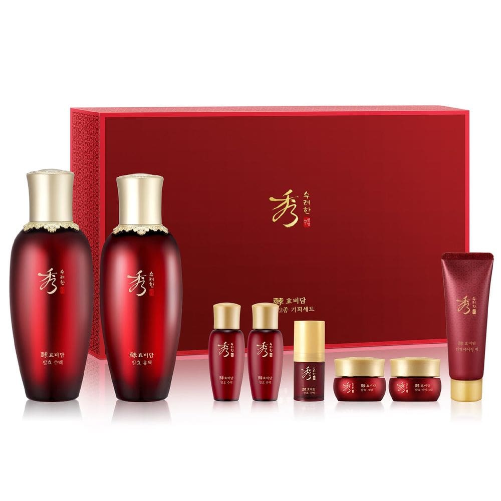 Conjunto de presentes para cuidados com a pele Sooryehan Hyobidam Fermented Korean