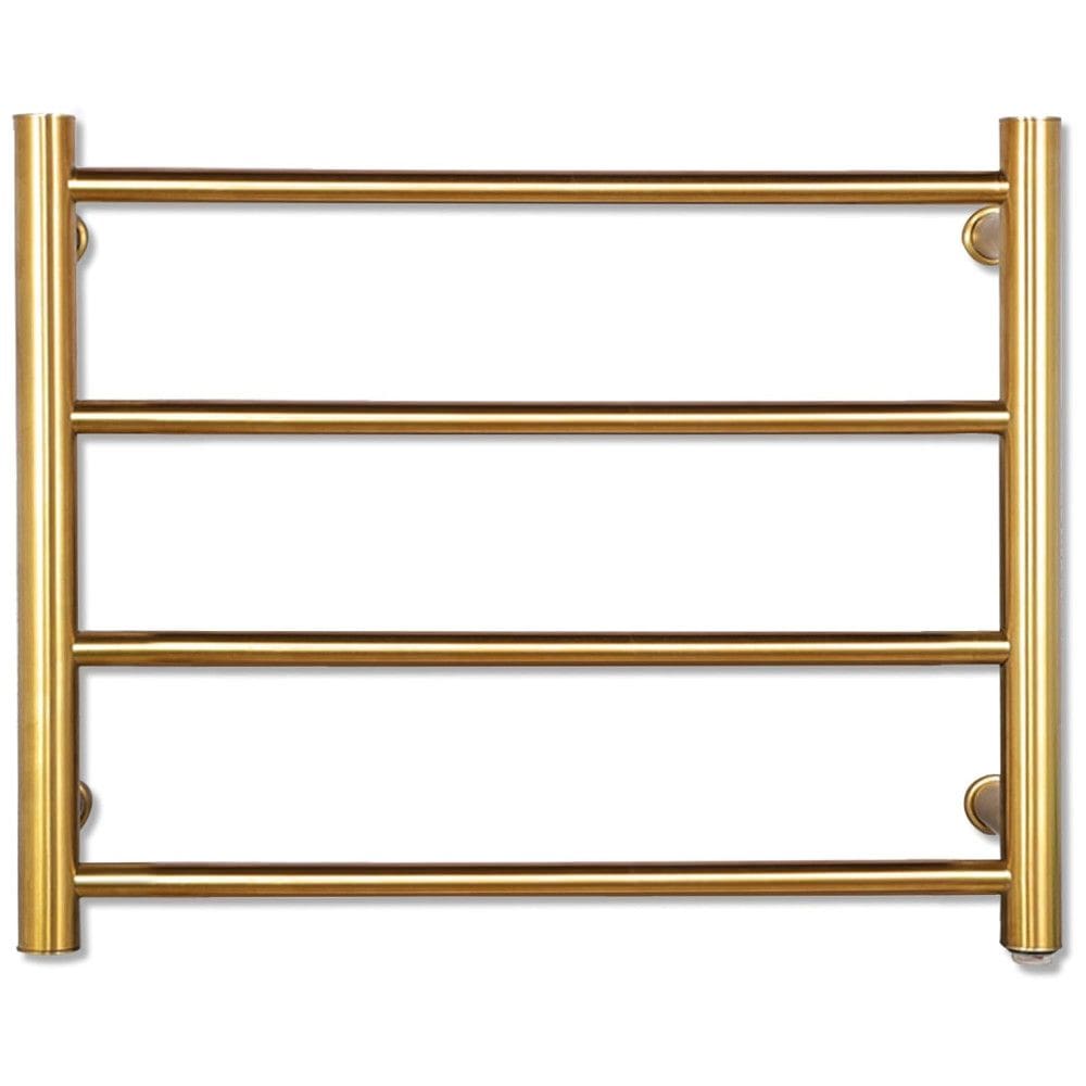 Aquecedor de Toalhas Dourado, Rack de Toalhas Elétrico para Banheiro, Montagem na Parede, Mantém as Toalhas do Banho Aquecidas,XBVV.