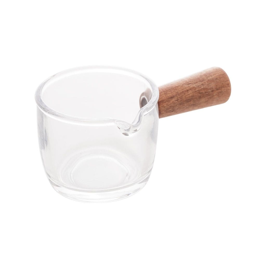Molheira de Vidro C/Cabo de Bambu 100ml Lyor